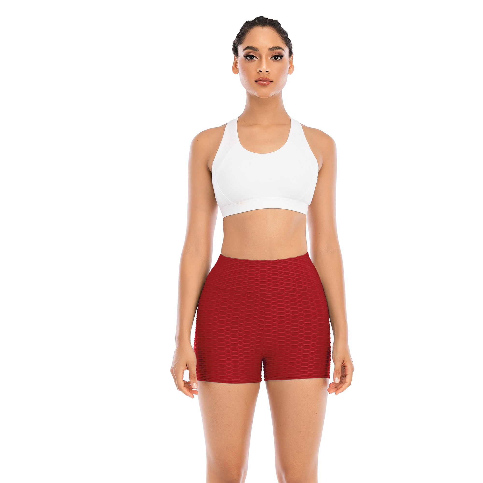 Women's High Waisted Workout Yoga Shorts Athletic Leggings Yoga Shorts