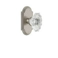 thumbnail image 3 of Grandeur Arcbia_Prv_238 Arc Solid Brass Rose Privacy Door Knob Set - Nickel, 3 of 6
