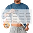 thumbnail image 2 of Chiccall Mens Fleece Sweatshirts Crewneck Long Sleeve Solid Pullover Tops Fall Winter Warm Comfy Casual Loose Fit Sweatshirts, 2 of 5
