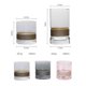 thumbnail image 2 of Copa de cristal de lujo sin tallo, vasos de whisky de base pesada, 2 of 7
