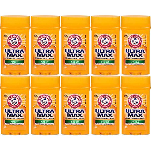 Arm & Hammer Ultra Max Invisible Solid Antiperspirant Deodorant, Fresh