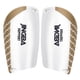 thumbnail image 5 of Espinilleras para fútbol, ​​fútbol, ​​espinilleras, protector de pantorrillas, equipo de protección para adultos. Blanco L, 5 of 9