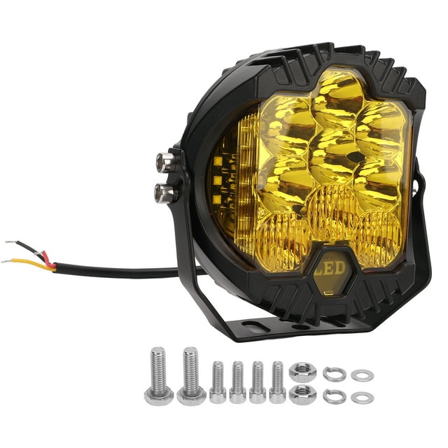 Led Offroad Light Off Road Work Light Offroad Spotlight Off Road Driving Light Car Led Fog Light 5in LED Offroad Light IP67 Waterproof 90W 5000LM Universal Spotlight For SUV ATV