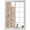 Beige, variant on Mushroom Window Privacy Film, Pastoral Summer Botanical Watercolor Spring Floral Static Cling UV Sun Blocking Heat Control Window Tint, Non-Adhesive One Way Windows Privacy Cover 19.6''x39.3''