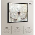 thumbnail image 2 of Neutral Beauty Chic Farmhouse Canvas Wall Art by Art Remedy, Black Floater Frame, 20"x20", 2 of 7