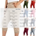 thumbnail image 3 of Besolor Womens Plus Size Capris with Pockets High Elastic Waist Cinch Bottom Pants Casual Athletic Workout Capri Trousers, 3 of 7