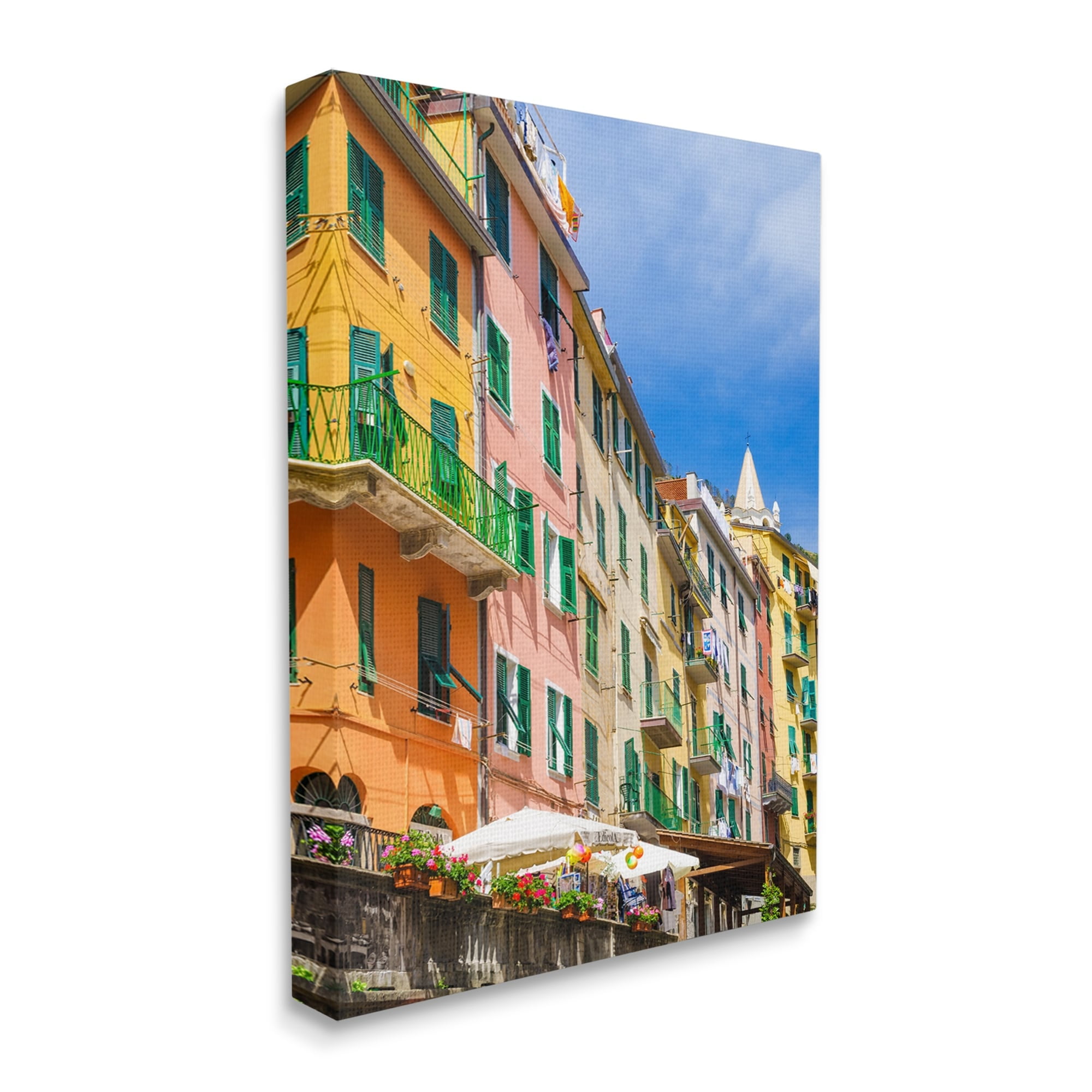 Stupell Urban Neighborhood Architecture Buildings Town & City Photography Gallery Wrapped Canvas Print Wall Art