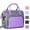 3 Purple-gray, variant on ideaTech Polyester Reusable Lunch Bags, Insulated Lunch Box for Women and Men, Freezer Safe, 1 Count