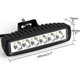 thumbnail image 4 of Luz Led de trabajo de 18w, 12v, 24v, luz Led de trabajo, barra impermeable, lámpara estrecha para barco, camión, coche, Suv, Atv, 4wd, todoterreno, 4 of 5