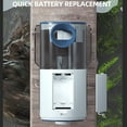 thumbnail image 4 of TFixol Automatic Fish Feeder with Timer, 220ml Capacity, ABS Material, Dual Mode (Auto/Manual), Battery Operated (2 AA, Not Included), Compact Design, Grey ZY-521B Upgrade Version, 4 of 6