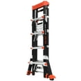 thumbnail image 4 of Little Giant Select Step, 5'-8', Fiberglass Adjustable Stepladder, 375 lbs. Weight Capacity, 4 of 10