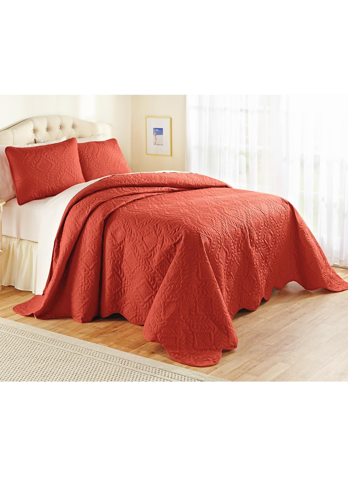 Quilted Bedspread Set Lightweight Bedding Collection Twin