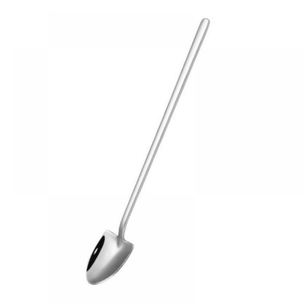 Long Handle Spoon, 7inch Ice Tea Spoon, Premium Stainless Steel Shovel