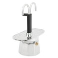 thumbnail image 1 of Double Head Coffee Pot 100ml Aluminum Alloy DIY Dual Tube Stovetop Coffee Maker For Home Cafe, Great For Carrying And Storage, Practical To Use, 1 of 7