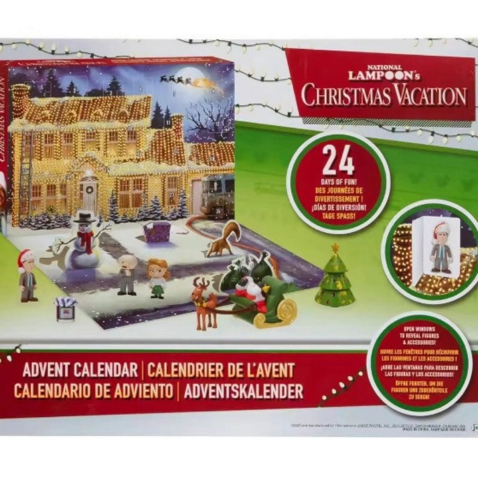 2024 Christmas 24 Grid Blind Box Gift Box Puzzle Blind Box Christmas Countdown Cute Toys Men's and Women's Festival Gifts Christmas Holiday Characters and Accessories Christmas Countdown Calendar Gift