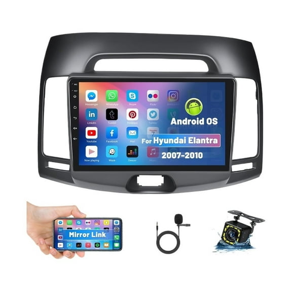 Stereo Hyundai Elantra 2007-2010 Carplay Android GPS 2G 32G