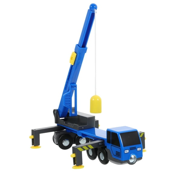 OUNONA Telescopic Crane Truck Toy Model for Kids, Engineering Vehicle with Lifter, Construction Toy for Collectors and Play