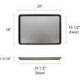 thumbnail image 2 of Excellante 18"X 26" Full Size Non-Stick Aluminum Sheet Pan, 18 gauge, Comes In Each, 2 of 3
