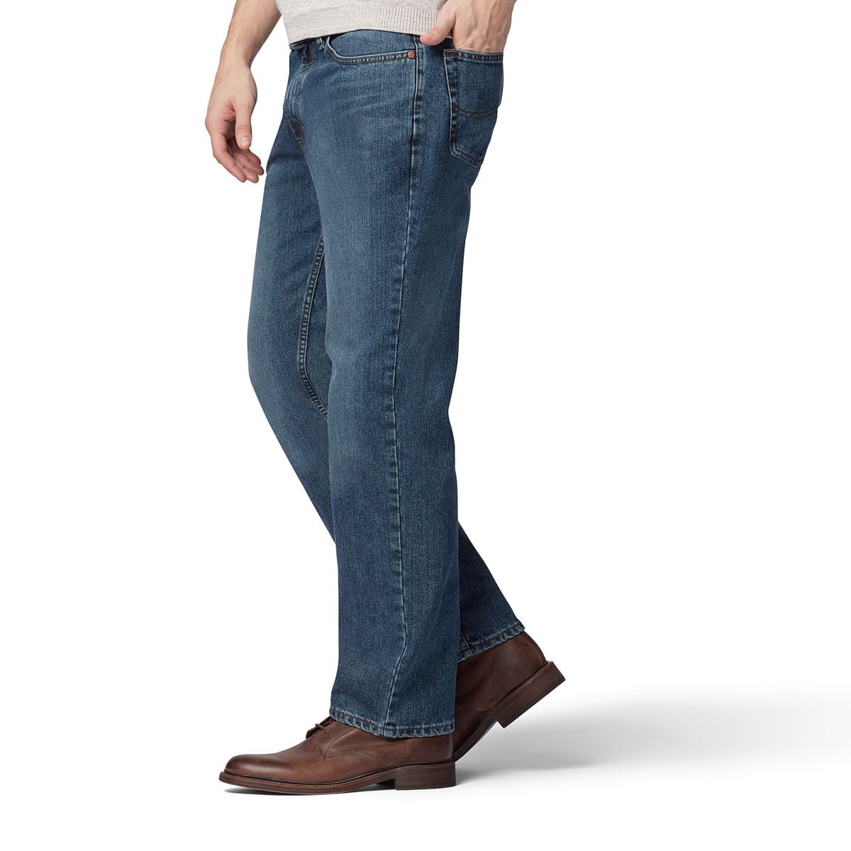 Lee Men's Relaxed Fit Straight Leg Jeans - Walmart.com Lee Men's Relaxed Fit Straight Leg Jeans - Walmart.com