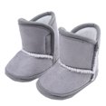 thumbnail image 1 of Newborn Infant Toddler Baby Unisex Girl Boy Fleece Snow Boots Winter Warm Soft Sole Crib Shoes Booties, 1 of 4