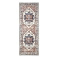 thumbnail image 3 of Keen Home Design Machine Washable Area Rugs with Non-slip Backing, Ideal for Hallway, Living Room, Bedroom, Kitchen and Laundry Room, Vintage Moroccan and Low Pile Rug - ( 2'6'' x 12' ), 3 of 9
