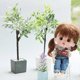 thumbnail image 4 of Mini Plant Miniature Potted Plants Bonsai Decoration Suitable 1:6 1:8 1:12 Accessories,Black, 4 of 5