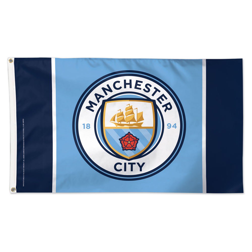 Manchester City Official Manchester City FC Official SOC 3' x 5' Flag 3x5 Deluxe Banner by