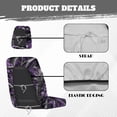 thumbnail image 5 of KUIFORTI Purple Camo UTV seat covers Full Protection Seat Cover for UTV Polyester Rhino Accessories Bucket Seat Cover Compatible with Yamaha Rhino 700 660 450 2004-2021, 5 of 6