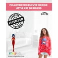 thumbnail image 4 of Miraculous Ladybug Little Girls French Terry Pullover Crossover Hoodie Little Kid to Big Kid, 4 of 5
