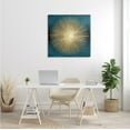 thumbnail image 2 of Stupell Industries Abstract Deco Sunburst Shape Over Dark Blue, 30 x 30, Designed by Abby Young, 2 of 6