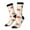 3 Black, variant on Cute Sleepy Fox for Adult Socks Casual Athletic Stretchy Loose Socks for Women Men Non-Slip Middle Tube Socks