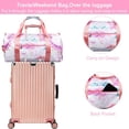 thumbnail image 5 of Gym Travel Duffle Bag for Girls - Gymnastics  Dance Bag with Shoe Compartment & Wet Pocket Unicorn  Travel Bag Teens Weekender Sleepover Carry  Bag, 5 of 6