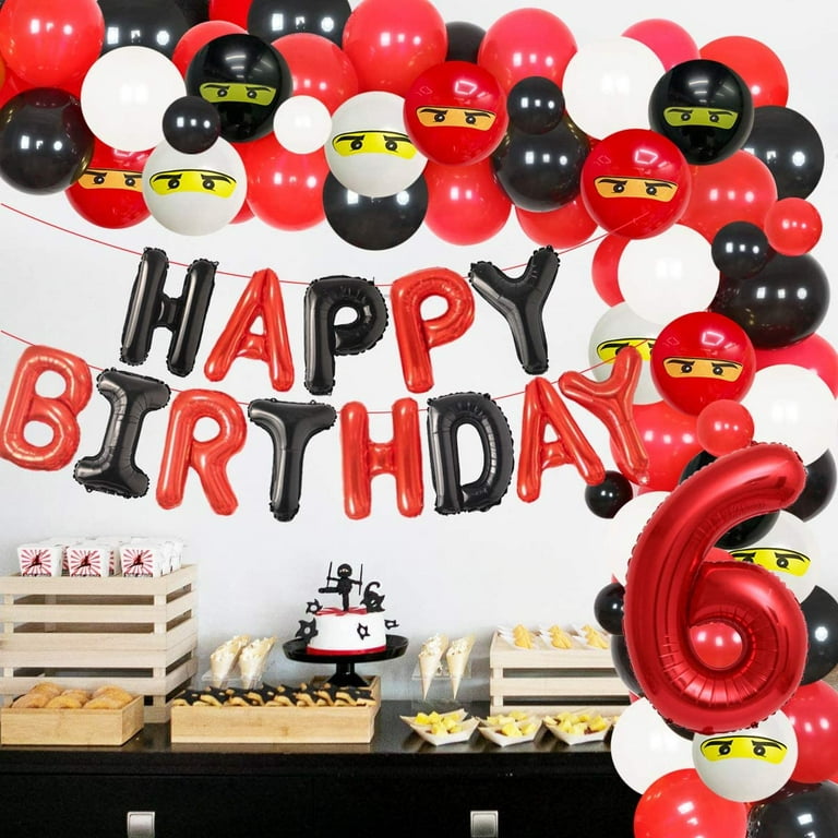 Black, White & Red Birthday Party Ideas, Photo 1 of 6