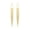 golden tassel  round, variant on CANEVINKA Sterling Silver Dangle Earrings for Women White Gold Plated Silver Round Disc Brushed Earrings Minimalist Jewelry
