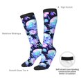 thumbnail image 4 of Fuzoiu flower Skull star Print Adult Stockings,Crew Socks,Unisex Fashion Socks, Casual Sports Socks,Comfortable Crew Socks for Everyday Wear and Sports, 4 of 6