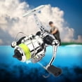thumbnail image 3 of Walbest Upgraded XM100 Mini Metal Fishing Reel Spinning Wheel Bearing Fish Tackle Gear Stainless Steel Smooth Drag Fishing Reels, 3 of 7