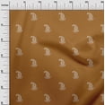 thumbnail image 3 of oneOone Cotton Poplin Dark Mustard Fabric Asian Block Paisley Fabric For Sewing Printed Craft Fabric By The Yard 56 Inch Wide, 3 of 4