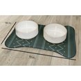 thumbnail image 2 of Simply Daisy Mudcloth Bone Shape Pet Feeding Mat for Dogs, 2 of 3
