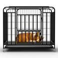 thumbnail image 7 of Heavy Duty Dog Crate Cage,42inch Dog Crate Cage,Escape-Proof Steel Cage With Wheels,Folding Metal Dog Cage with Removable Tray,for Indoor,Outdoor,Haste, 7 of 7