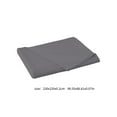 thumbnail image 3 of Matoen Full Size Flat Sheet Only - Cotton Flat Sheet for Dormitory - Soft, Wrinkle-Free, Fade-Resistant, Stain-Resistant, Friendly Home Flat Sheet, 90.5"x86.6", Black, 3 of 8