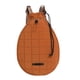 thumbnail image 5 of Mochila de tenis de gran capacidad con correa ajustable, bolso bandolera de poliéster Marrón, 5 of 8