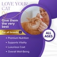 thumbnail image 4 of Royal Whiskers Vitality Gold: Premium Feline Soft Chew Supplements - Omega 3 & Taurine Veterinarian Formulated Chews for Superior Cat Health and Radiance - Cell, Heart, Brain, Eye Health - USA, 4 of 8