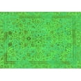 thumbnail image 1 of Ahgly Company Indoor Rectangle Abstract Green Modern Area Rugs, 2' x 4', 1 of 4