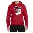 thumbnail image 2 of If It's Not a Pug It's Just a Dog Gift | Mens Dog Lover Hooded Sweatshirt Graphic Hoodie, Red, 3XL, 2 of 3