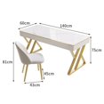 thumbnail image 1 of Keyboard Multifunctional Office Desks Executive Luxury Laptop White Office Desks Conference Storage Scrivania Room Furnitures My Lux Decor Round, 1 of 14