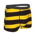 thumbnail image 3 of Disketp Bee Stripe Men'S Boxer Briefs,Soft And Breathable Cotton Underwear With Comfortflex Waistband, 3 of 8
