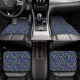 thumbnail image 6 of Gaeub Uncaria Flower Print 4 Pieces Car Floor Mats Car,Universal Car Carpet Mats,Fit for SUV, Vans, Sedans,Trucks, 6 of 6