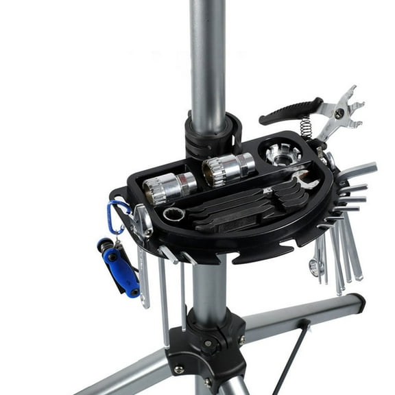 STOBOK 2Set Portable Bike Repair Stand Black PC Multi-Grid Design for Cyclists Repair Tools