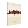 thumbnail image 2 of Trademark Fine Art 'New York City Skyline Portrait III' Canvas Art by Michael Tompsett, 2 of 3