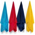 thumbnail image 1 of Royal Comfort Over-Sized 34x70 Solid Color (4 per Pack) Nautical Terry Velour Beach Towel. Made with 100% Cotton Weighing at 19.0 lbs per doz. Why Settle for Polyester get The Real Thing!, 1 of 6